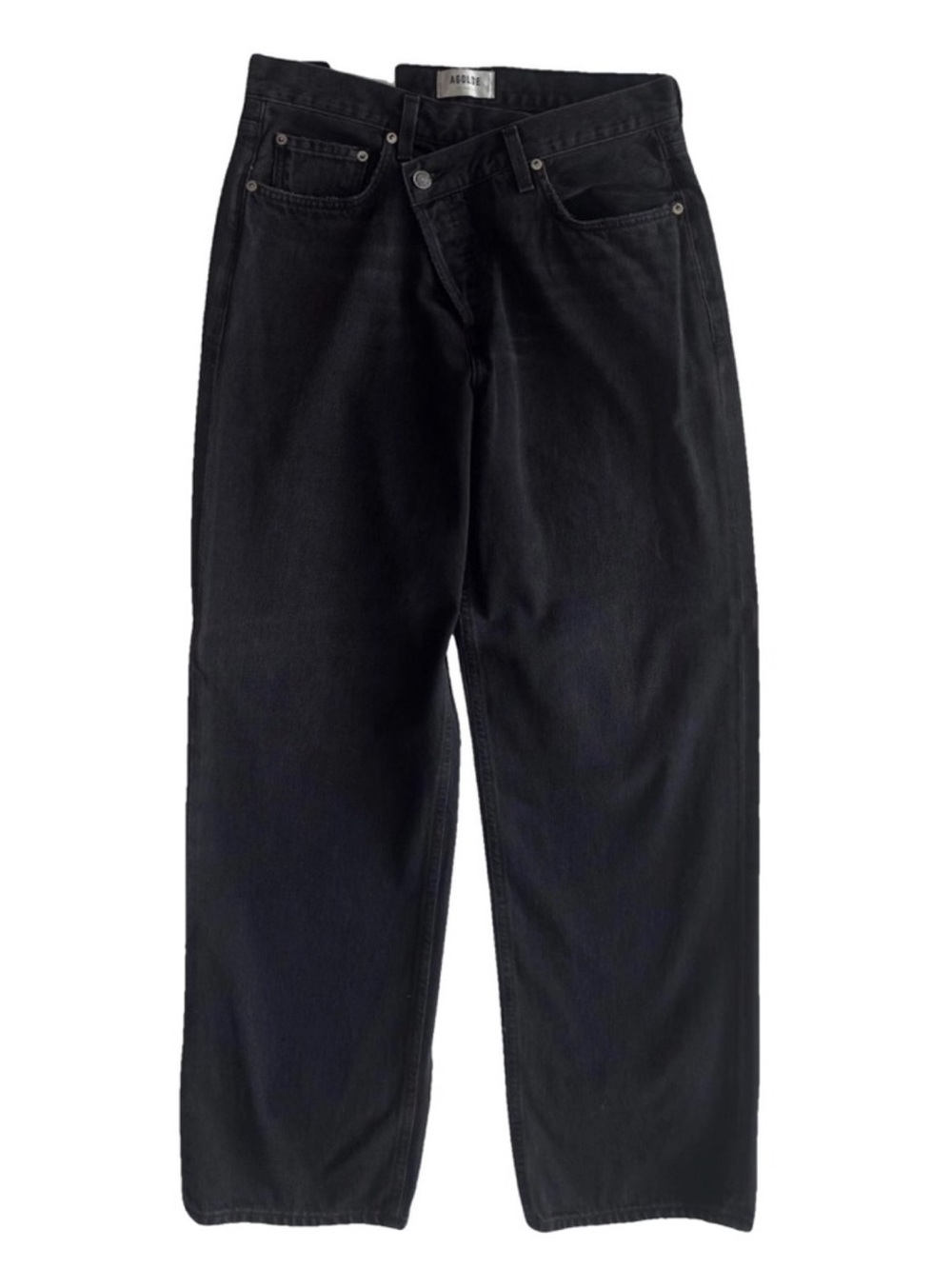 Agolde Black Criss Cross Upsize Jeans